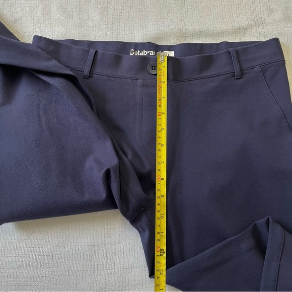 Betabrand Women’s Classic Dress Pant Yoga Pant Bootcut Navy Size L - Picture 6 of 13